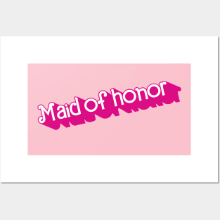 Maid of Honor Barbie logo Posters and Art